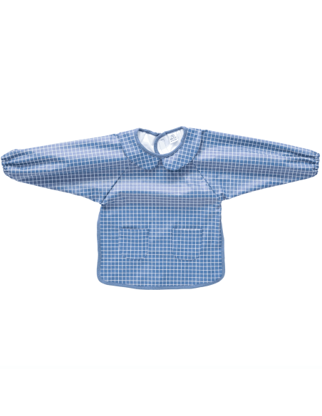 Bavoir tablier Carreaux bleu - BB&CO