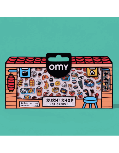 Stickers Boutique Sushi shop - Omy