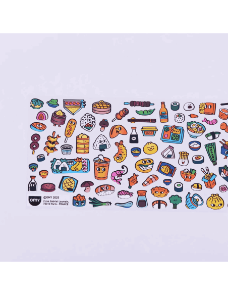 Stickers Boutique Sushi shop - Omy