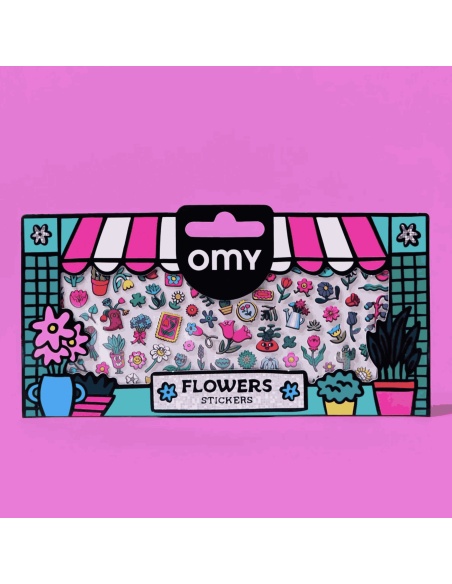Stickers Boutique Flowers - Omy