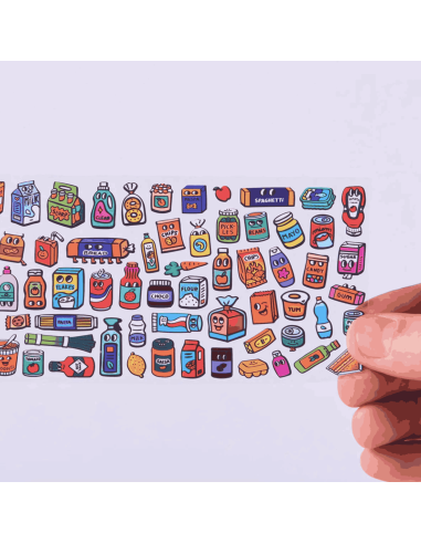 Stickers Boutique Supermarket - Omy