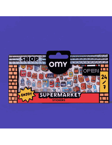 Stickers Boutique Supermarket - Omy