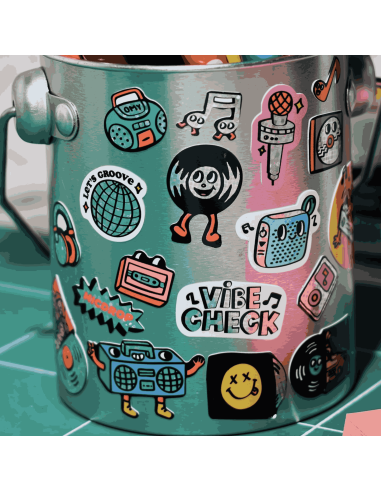 Stickers Iconic Musique - Omy