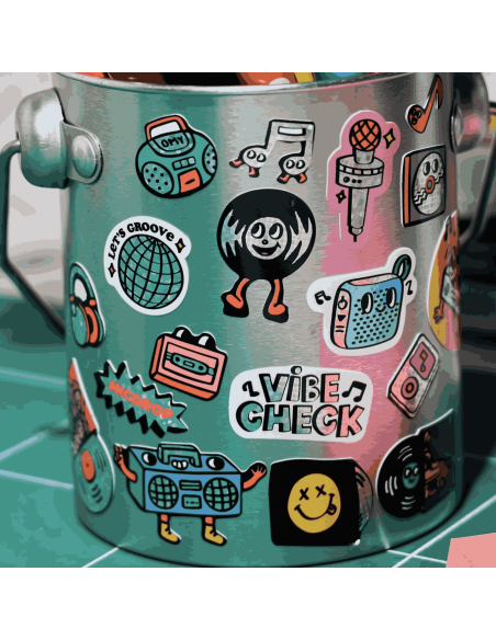 Stickers Iconic Musique - Omy