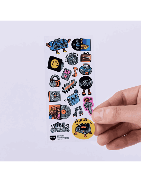 Stickers Iconic Musique - Omy