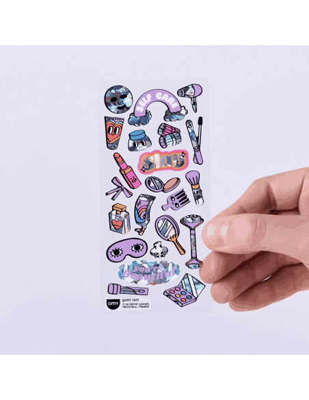 Stickers Iconic Maquillage - Omy