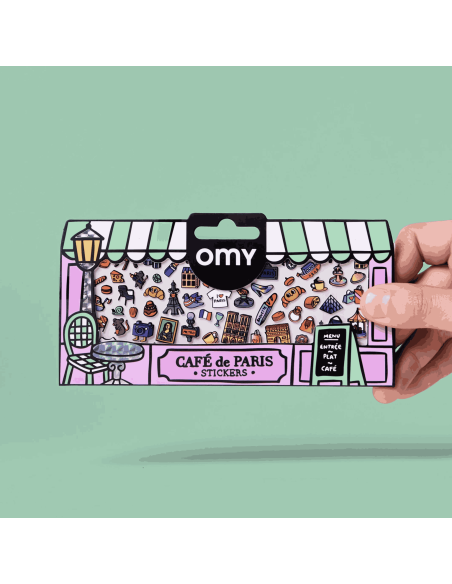Stickers Boutique Café de Paris - Omy