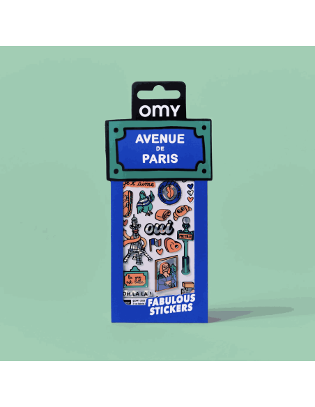 Stickers Iconic Avenue de Paris - Omy