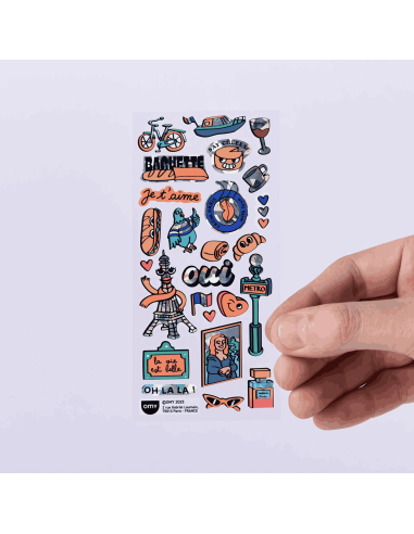 Stickers Iconic Avenue de Paris - Omy