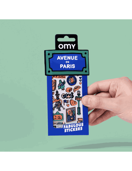 Stickers Iconic Avenue de Paris - Omy