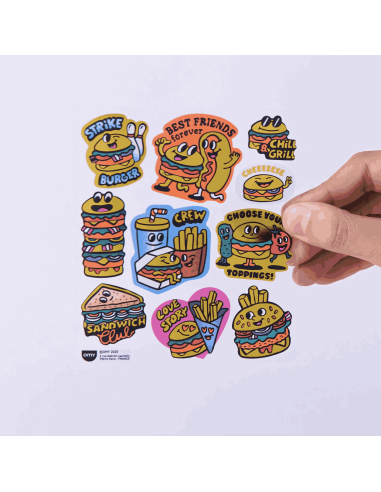 Stickers Big Burger - Omy