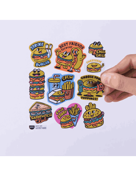 Stickers Big Burger - Omy
