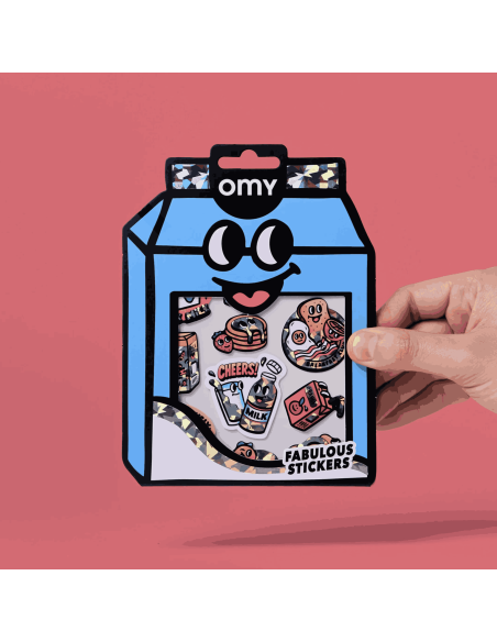 Stickers Big Milk - Omy