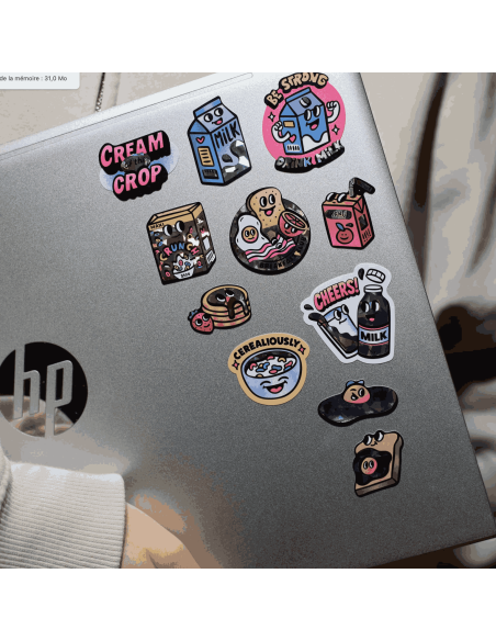 Stickers Big Milk - Omy