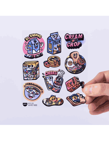 Stickers Big Milk - Omy