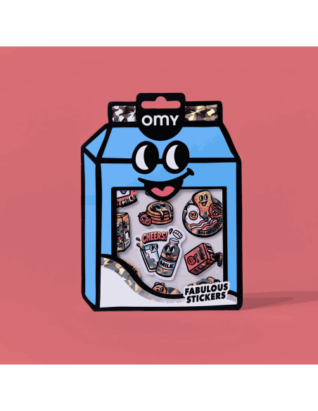 Stickers Big Milk - Omy