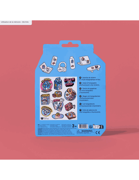 Stickers Big Milk - Omy