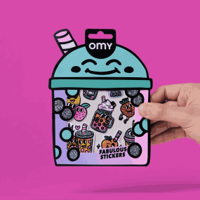 Stickers Big Bubble tea - Omy