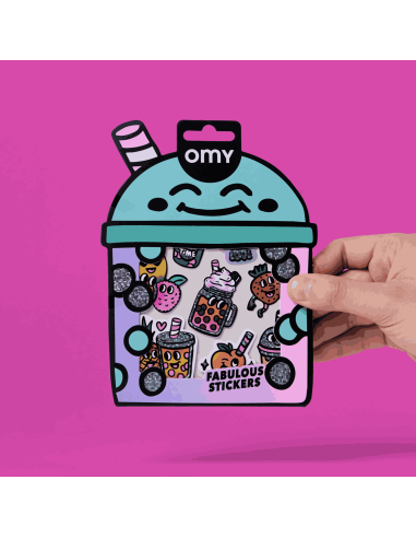 Stickers Big Bubble tea - Omy