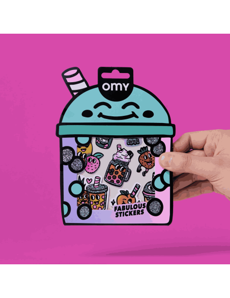 Stickers Big Bubble tea - Omy