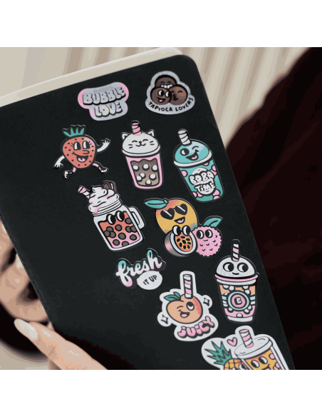 Stickers Big Bubble tea - Omy