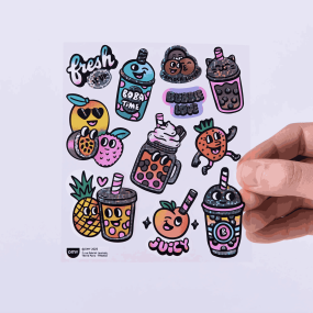 Stickers Big Bubble tea - Omy 2