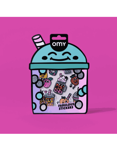Stickers Big Bubble tea - Omy