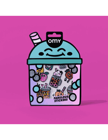 Stickers Big Bubble tea - Omy