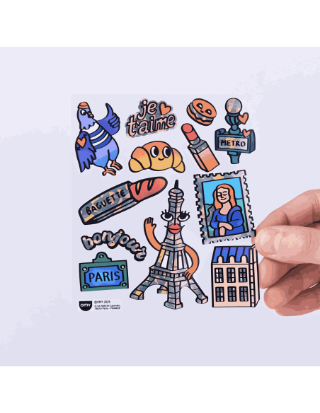 Stickers Big Paris - Omy