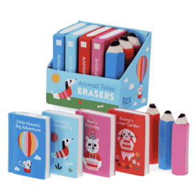7 gommes livres et crayons - Rex London 2