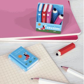 7 gommes livres et crayons - Rex London
