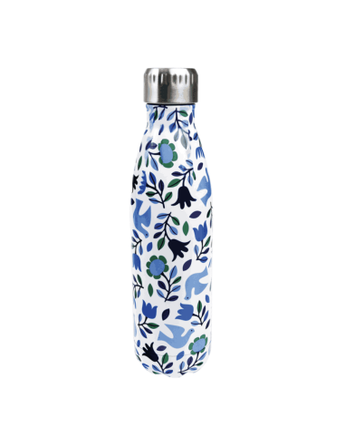 gourde en inox isotherme fleurie