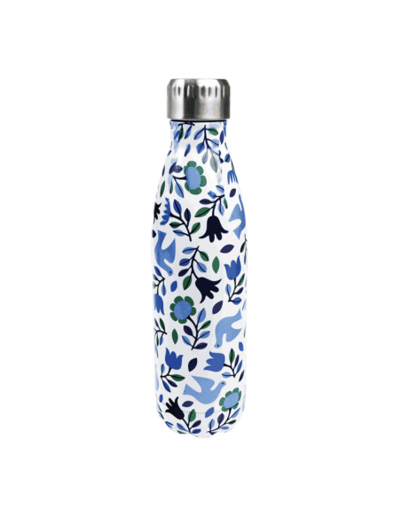 gourde en inox isotherme fleurie