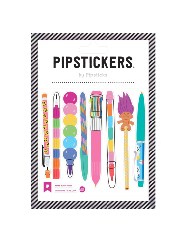 Autocollants Stylos "make your mark" - Pipsticks