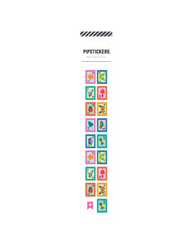 Autocollants mini timbres - Pipsticks