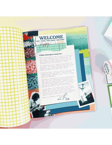 Book créatif collage et autocollants - Pipsticks