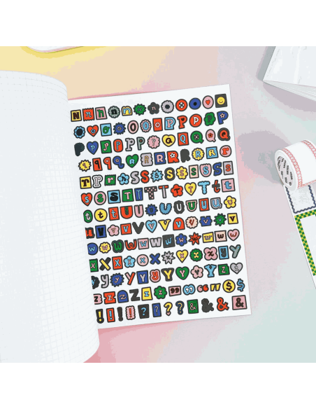 Book créatif collage et autocollants - Pipsticks