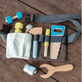 Ceinture à outils en bois - Rex London
