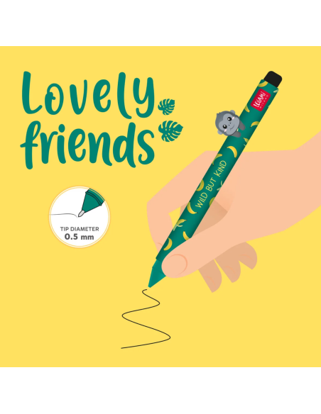 Stylo à encre lovely friends Gorille - Legami