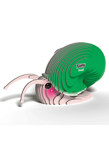 Eugy puzzle Escargot 3D en carton