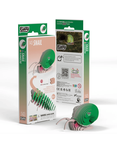 Eugy puzzle Escargot 3D en carton
