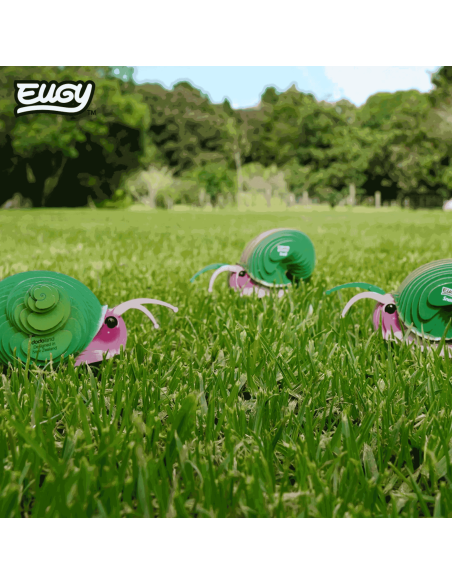 Eugy puzzle Escargot 3D en carton
