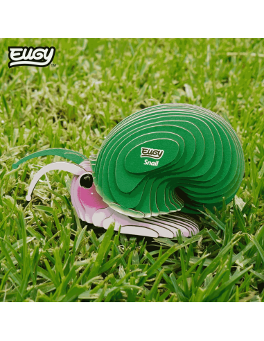 Eugy puzzle Escargot 3D en carton