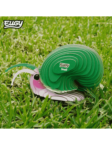 Eugy puzzle Escargot 3D en carton