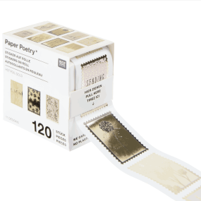 120 autocollants Timbres "In the meadow" - Rico Design