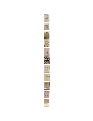 120 autocollants Timbres "In the meadow" - Rico...