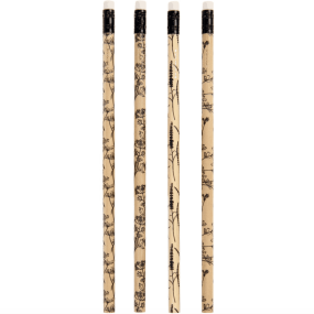 Set de 4 crayons à papier "In the meadow" - Rico Design
