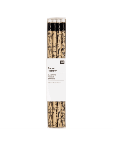Set de 4 crayons à papier "In the meadow" -...