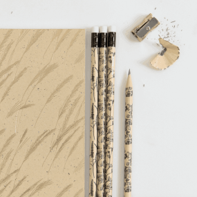 Set de 4 crayons à papier "In the meadow" - Rico Design 2
