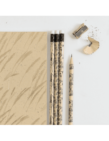 Set de 4 crayons à papier "In the meadow" -...